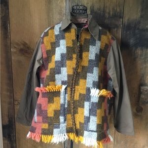 Handmade Coat Pendleton Fabric